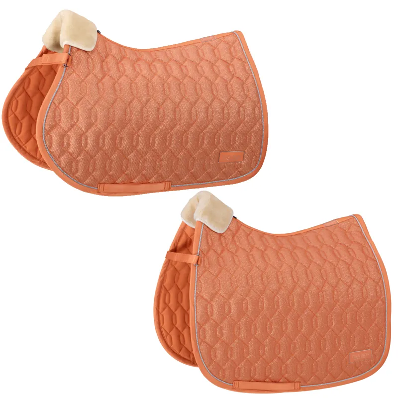 Eskadron Glitter Mesh Saddlecloth Classic Sports SS22 - Soft Peach